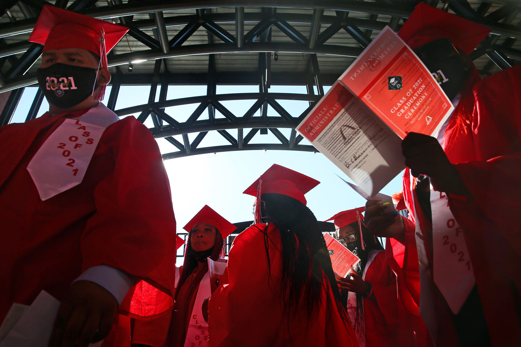 SLPS hold graduation ceremonies at Busch Stadium